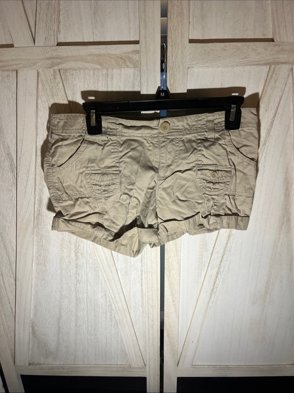 Mudd Khaki Cargo Shorts with Flap Pockets